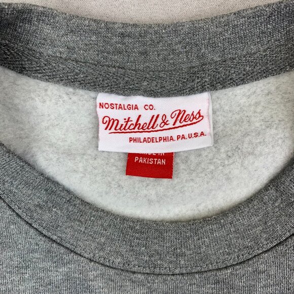 Mitchell & Ness Toronto Maple Leafs Mens Sweater Medium Gray Crewneck Captains C - Picture 3 of 11